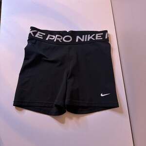 Nike Pro Training 365 3 inch shorts in black/white